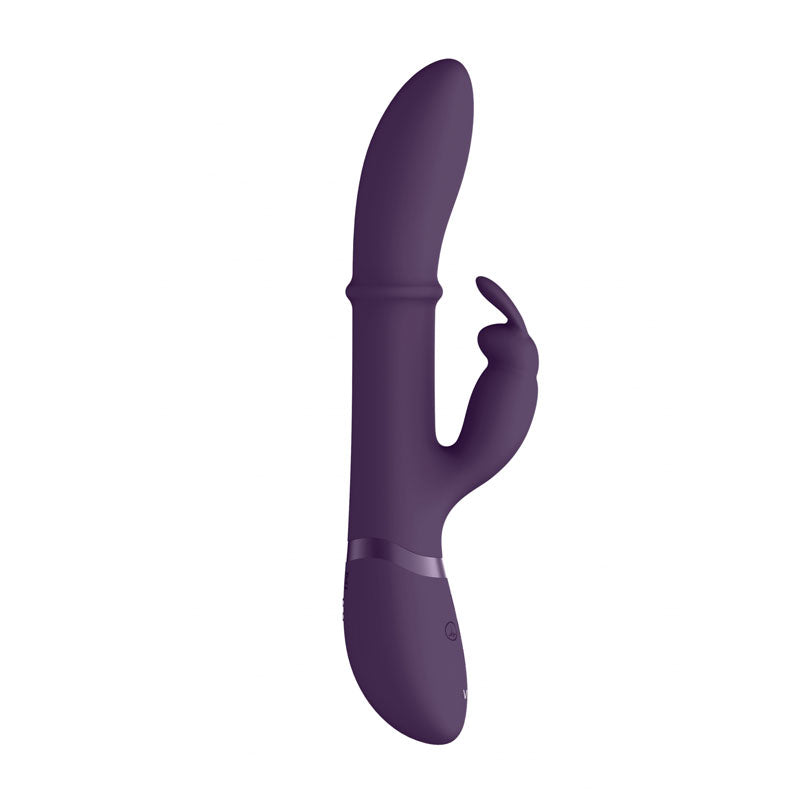 Vive Halo - Purple 24.5 cm USB Rechargeable Rabbit Vibrator-VIVE023PUR