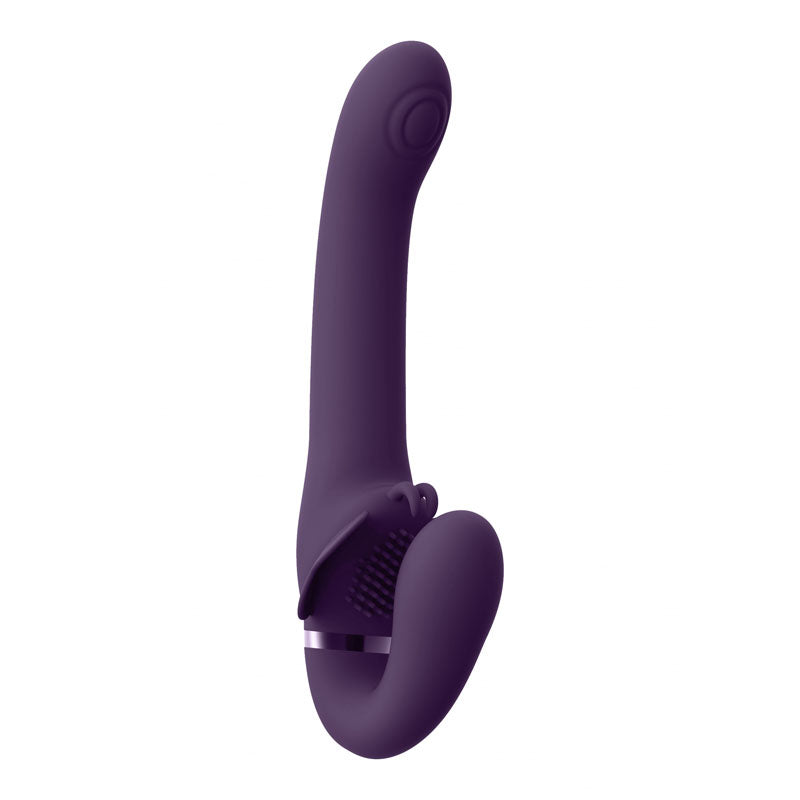 Vive SATU - Purple 23 cm USB Rechargeable Strapless Strap-On-VIVE033PUR