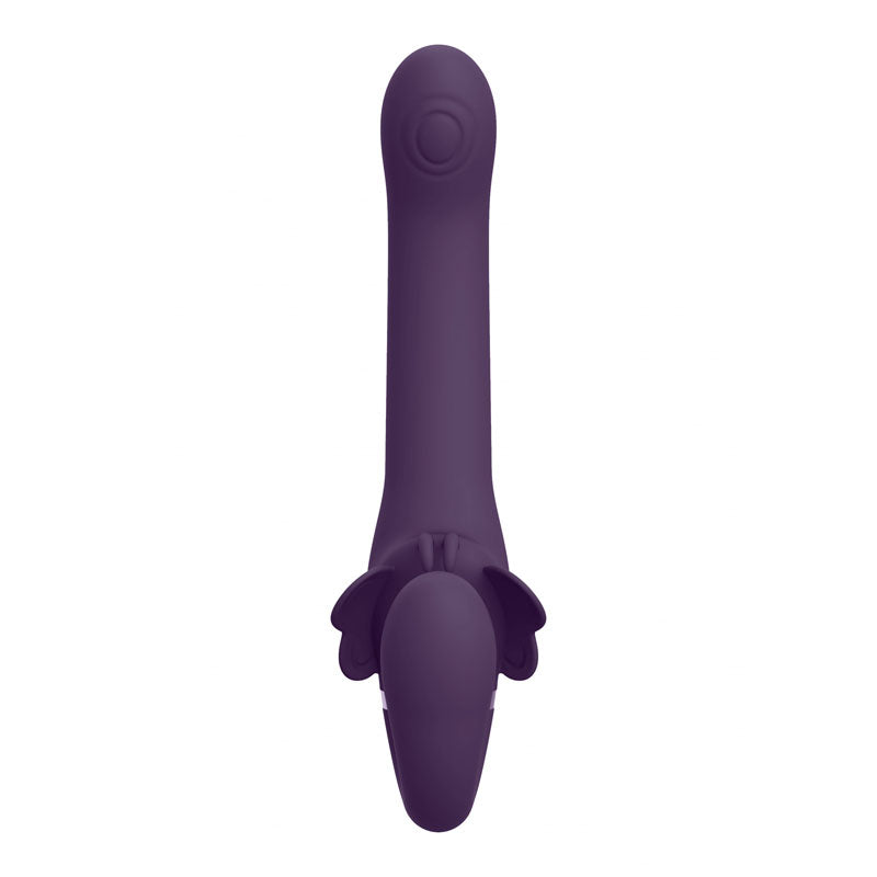 Vive SATU - Purple 23 cm USB Rechargeable Strapless Strap-On-VIVE033PUR