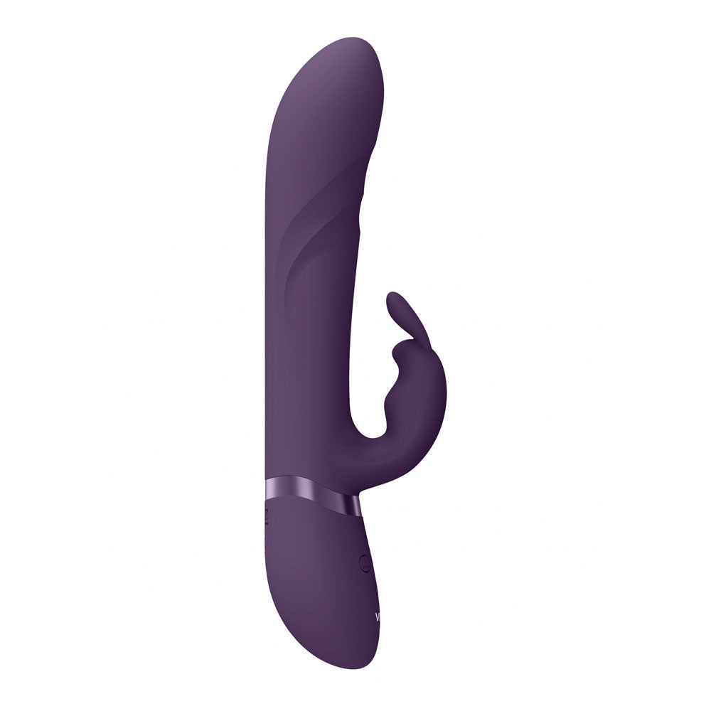 VIVE Nari - Purple - Purple 24.1 cm USB Rechargeable Rabbit Vibrator-VIVE053PUR