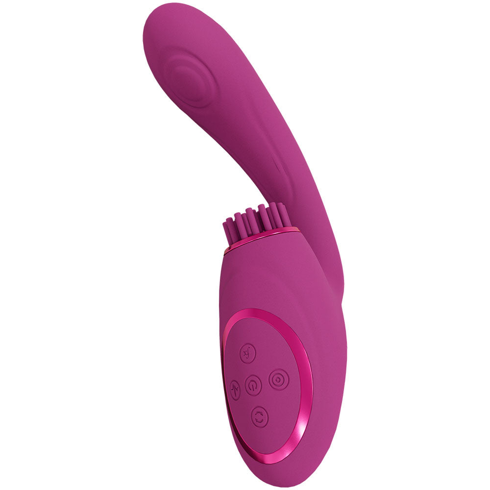 VIVE Gen - Pink - Pink USB Rechargeable Triple Motor Vibrator-VIVE061PNK