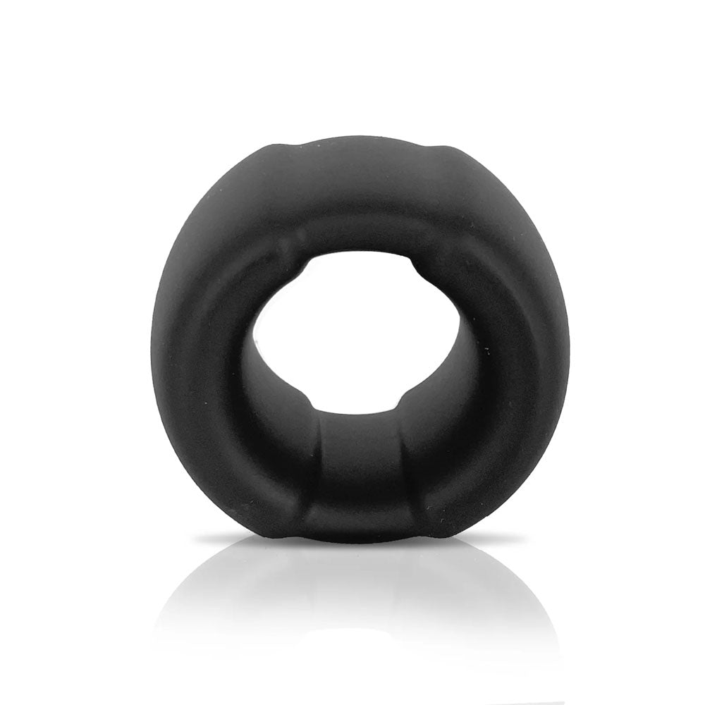 VERS Liquid Silicone Weight Steel Core Ball Stretcher - Black Ball Stretcher Ring with Steel Core-VRS-2207