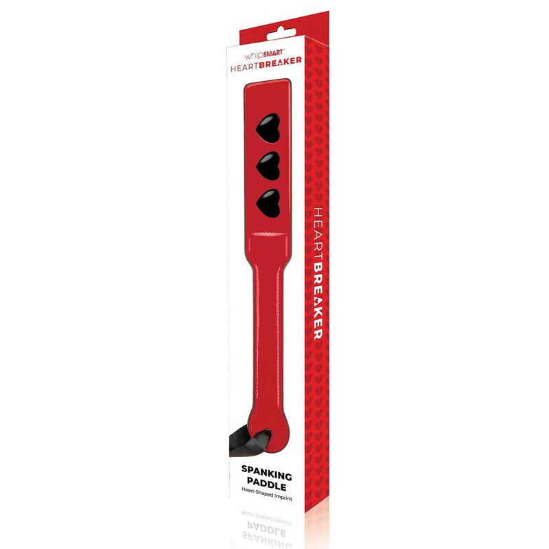 WhipSmart Heartbreaker Spanking Paddle - Red Spanking Paddle-WS1036