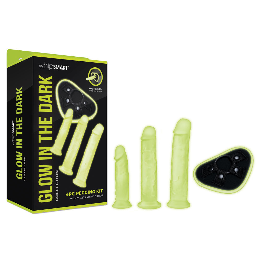 WhipSmart Glow In The Dark 4pc Pegging Kit-(ws1048)