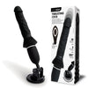 WhipSmart Thrusting Cock - Black 30 cm USB Rechargeable Thrusting Vibrator with Suction Mount-WS1066