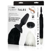 WhipSmart Furry Tales Silicone Foxtail Rechargeable Butt Plug - Black 9.5 cm Vibrating Butt Plug with Black Fox Tail & Remote Control-WS3505