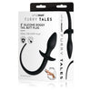 WhipSmart Furry Tales 3 Silicone Doggy Tail Butt Plug - Black 7.6 cm Butt Plug with Doggy Tail-WS3508