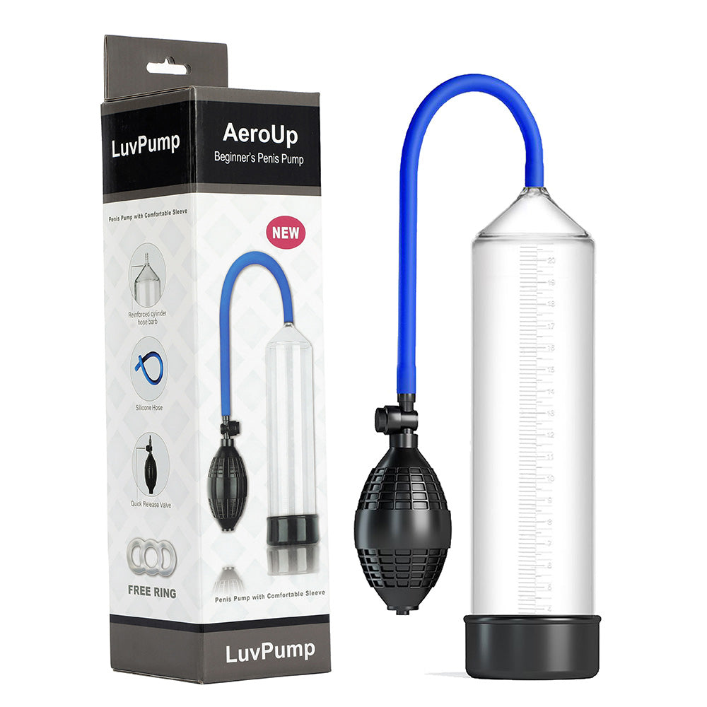 LuvPump AeroUp Beginners Penis Pump - Clear Penis Pump-Z001-M