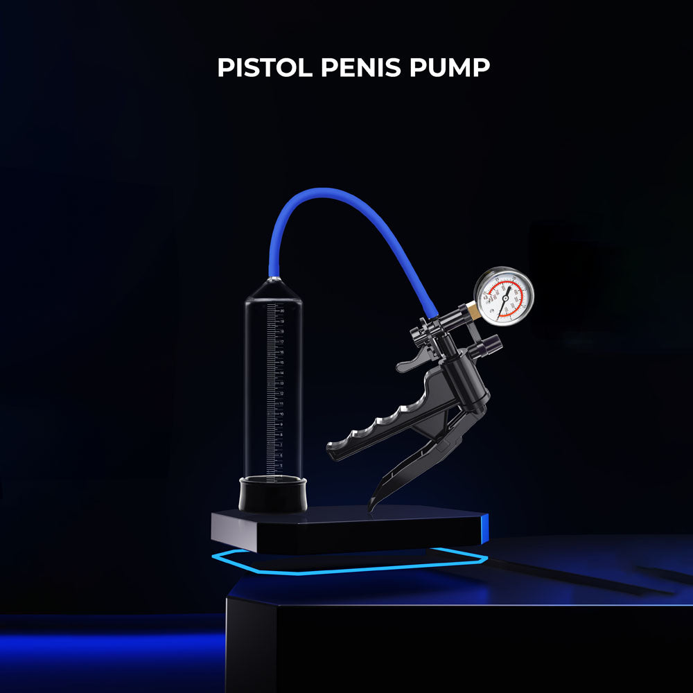 LuvPump ProXtra Professional Gauge Power Pump - Clear Penis Pump with Pressure Gauge-Z010-M