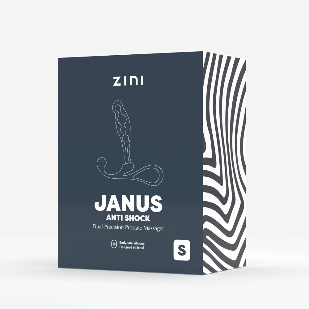 Zini Janus Anti Shock - Small - Black Small Prostate Massager-ZA501