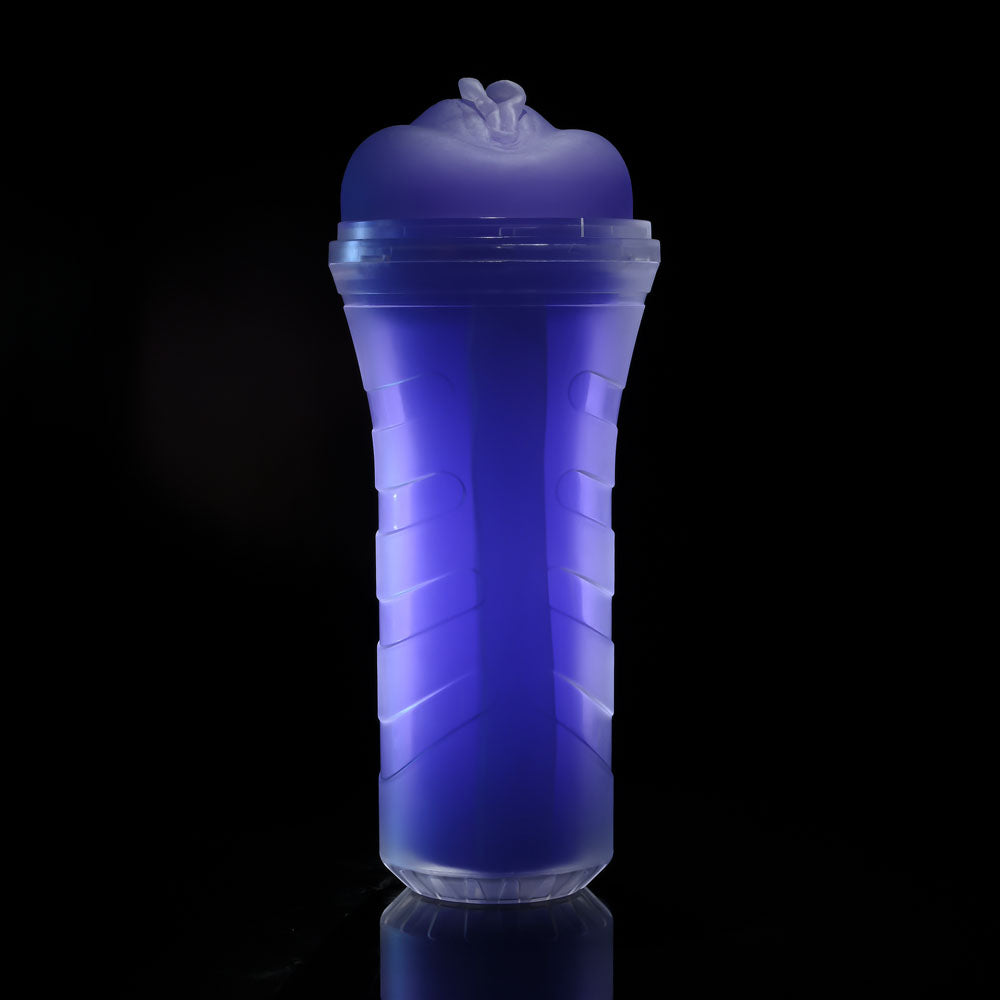 Zero Tolerance POP ON THE GLOW - Glow in Dark Purple Vagina Stroker