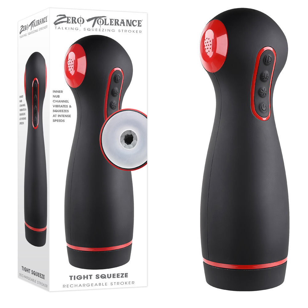 Zero Tolerance TIGHT SQUEEZE - USB Rechargeable Vibrating