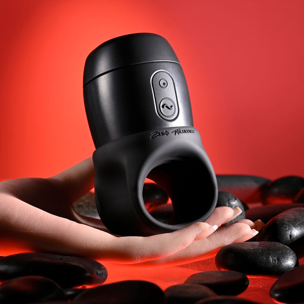 Zero Tolerance WET IT BE - Black USB Rechargeable Vibrating and Self Lubricating Stroker-ZE-RS-3953-2