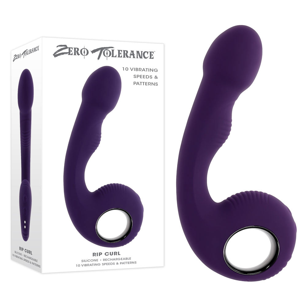 Zero Tolerance RIP CURL - Blue 16.7 cm USB Rechargeable Vibrator-ZE-RS-5025-2