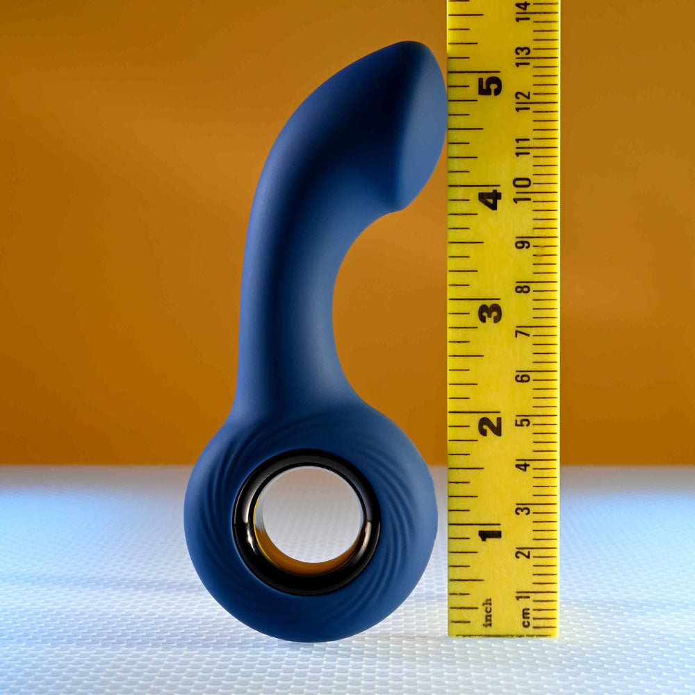 Zero Tolerance THE REACH - Blue 13.8 cm USB Rechargeable Vibrating Anal Plug-ZE-RS-5094-2