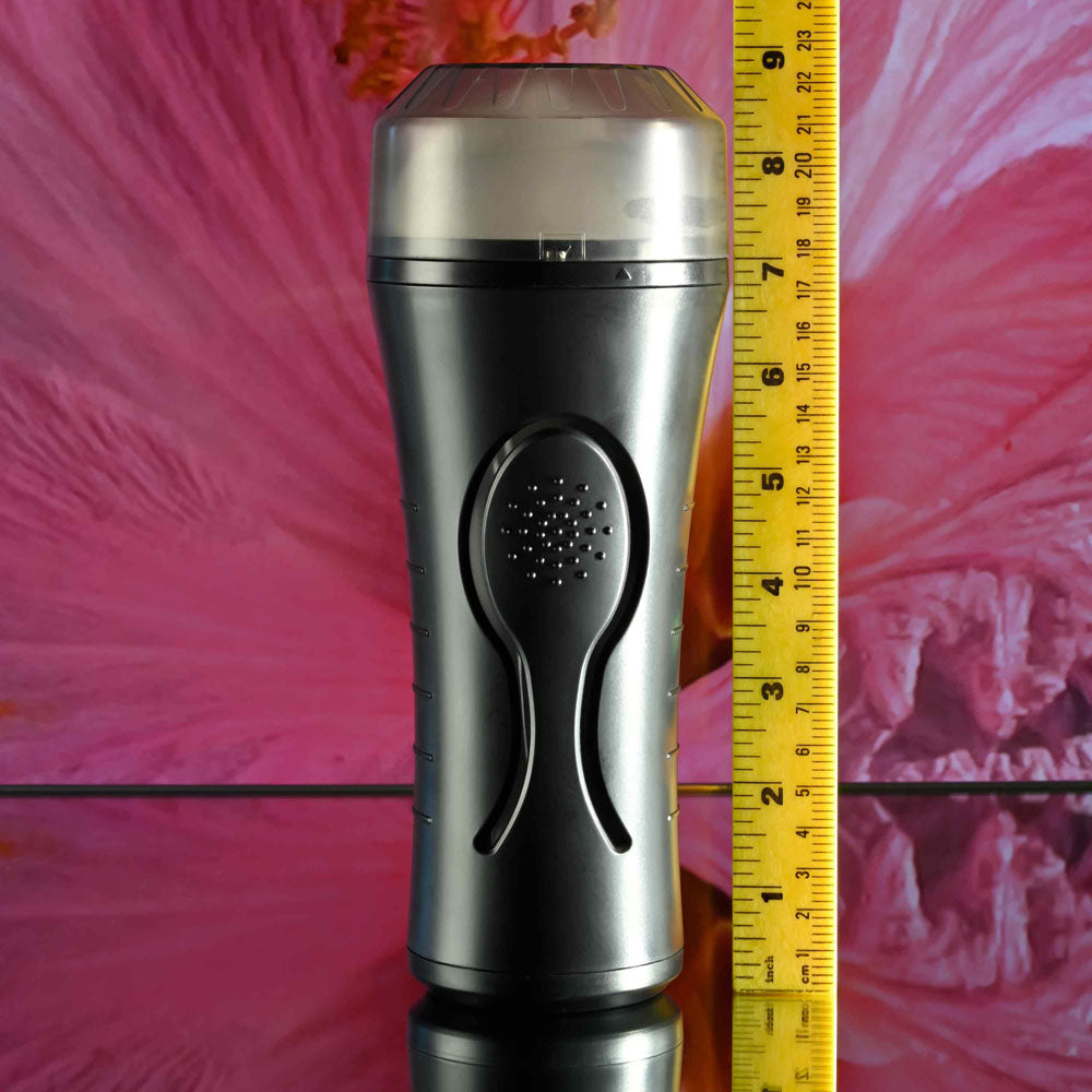 Zero Tolerance HOLD TIGHT - Clear USB Rechargeable Vibrating Vagina Stroker-ZE-RS-5179-2