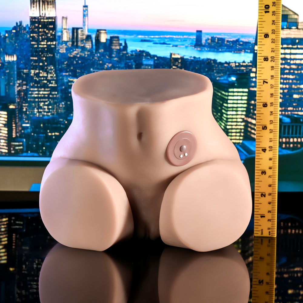 Zero Tolerance LETS GET READY TO RUMBLE - Flesh USB Rechargeable Vibrating Doggy Style Torso Ma