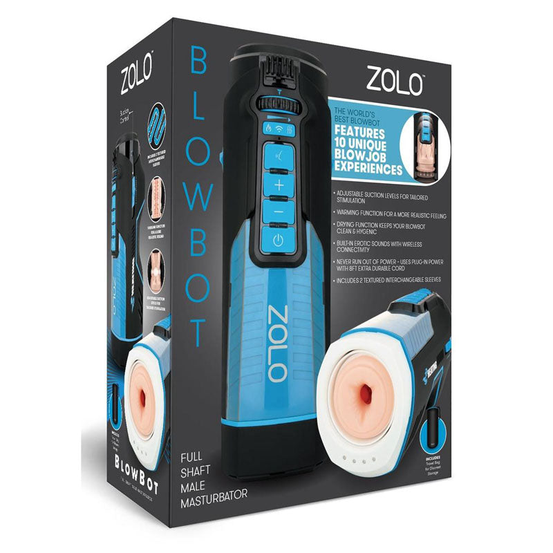 Zolo Blowbot - Mains Powered Auto Blowjob Masturbator-ZO-6032