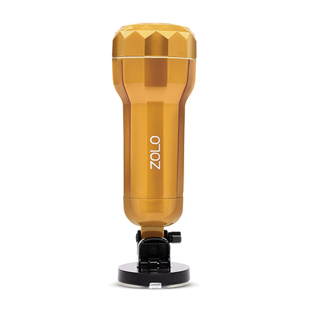 Zolo Vibrating Personal Trainer - USB Rechargeable Vibrating Vagina Stroker with Suction Mount-ZO-6061