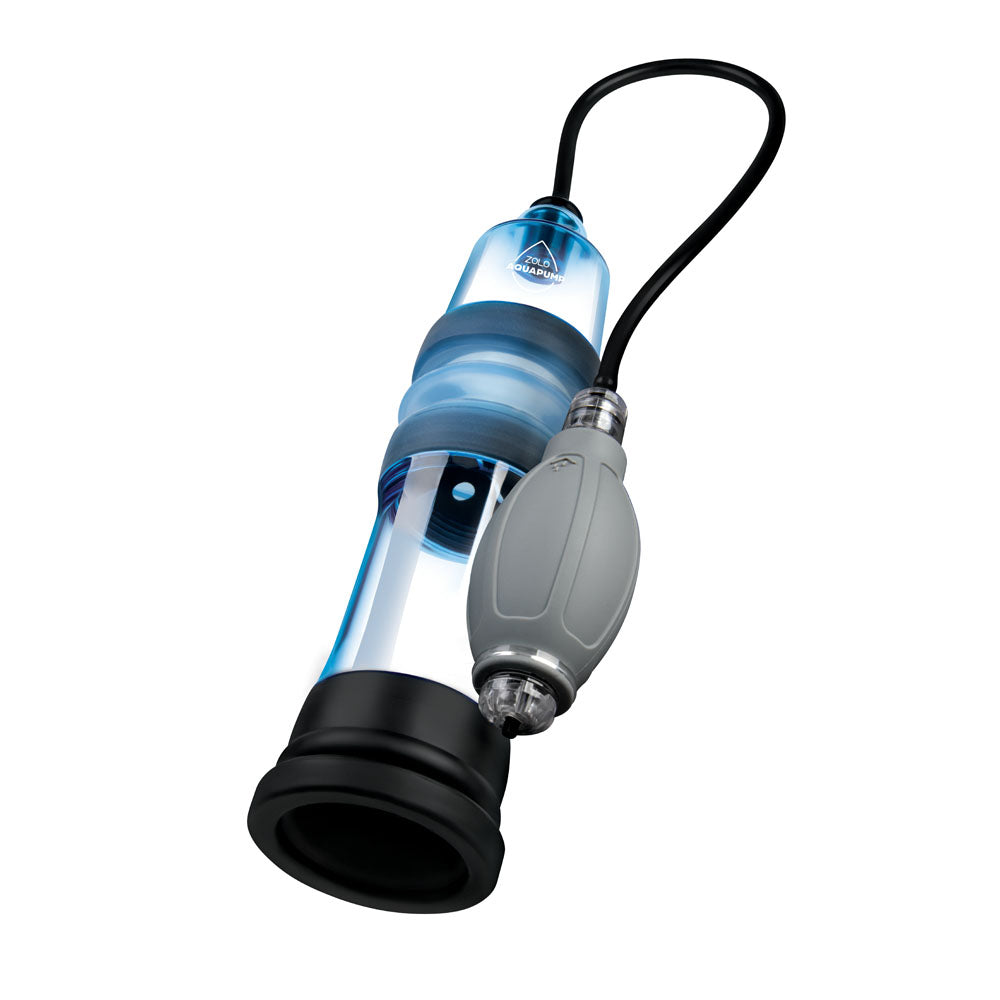 Zolo Aquapump Pro - Blue Water Penis Pump-ZO-6065