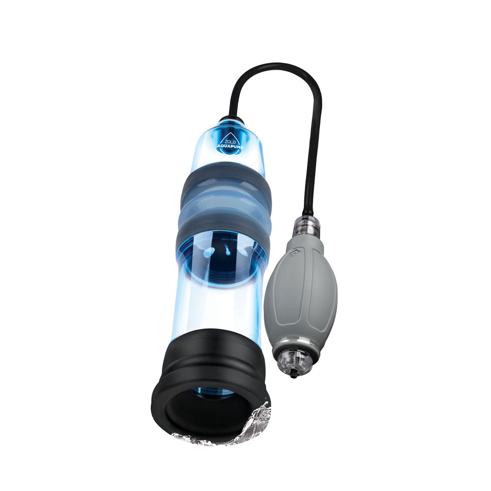 Zolo Aquapump Pro - Blue Water Penis Pump-ZO-6065