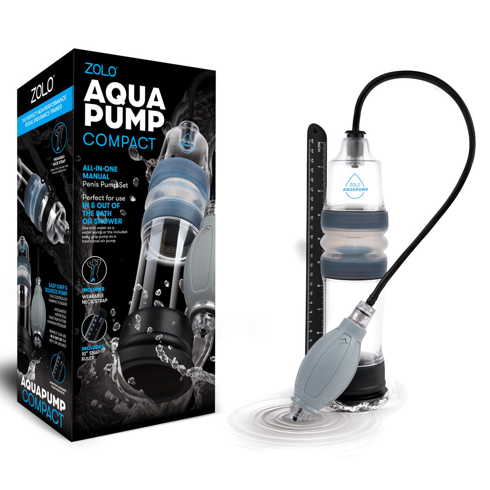 Zolo Aquapump Compact - Clear Water Penis Pump-ZO-6066