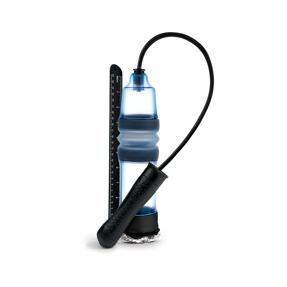 Zolo Aquapump Compact Auto - Blue Auto Water Penis Pump-ZO-6068