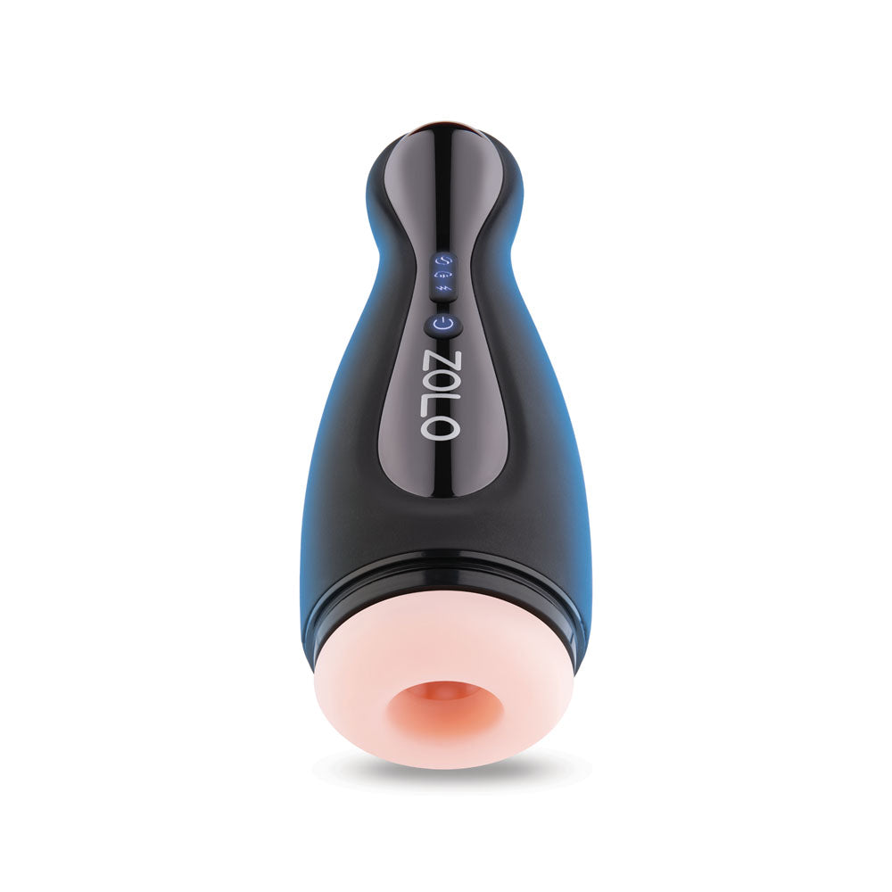 Zolo Blowpin - Flesh USB Rechargeable Auto Sucking and Vibrating Masturbator-ZO-6075