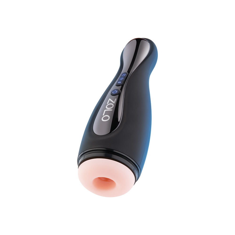 Zolo Blowpin - Flesh USB Rechargeable Auto Sucking and Vibrating Masturbator-ZO-6075