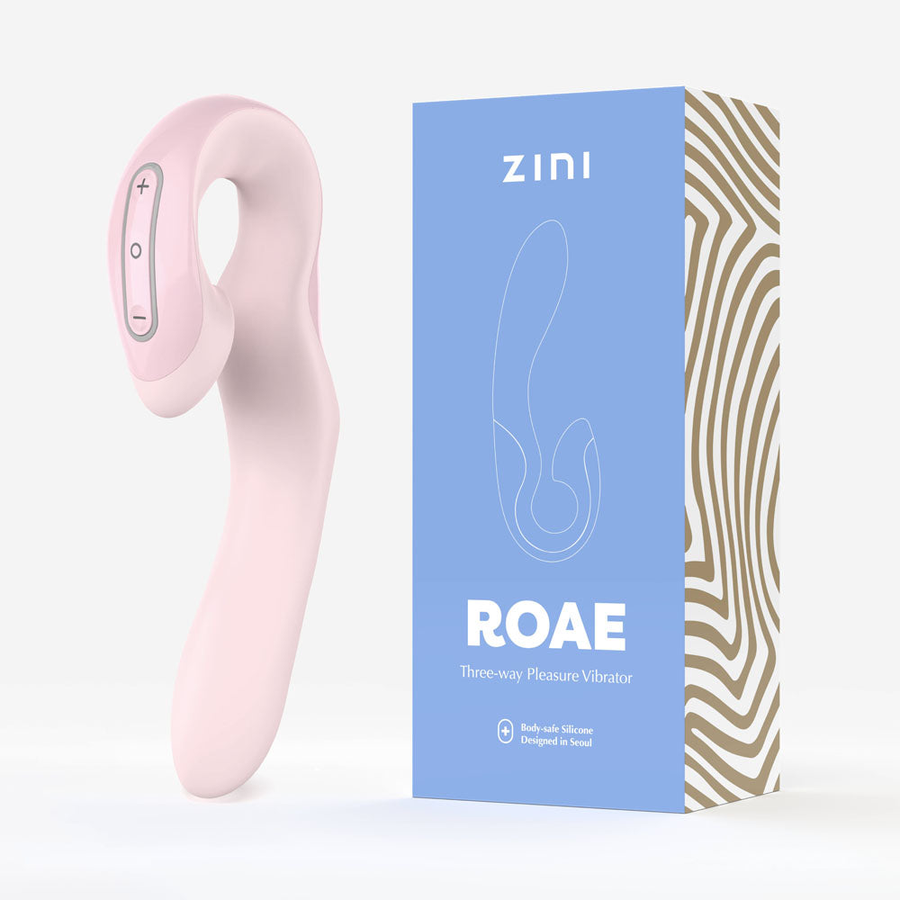 Zini Roae - Pink - Pink 19.5 cm USB Rechargeable Vibrator-ZV010