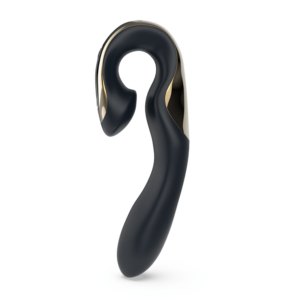 Zini Roae Special Edition - Black/Gold - Black/Gold 19.5 cm USB Rechargeable Vibrator-ZV011