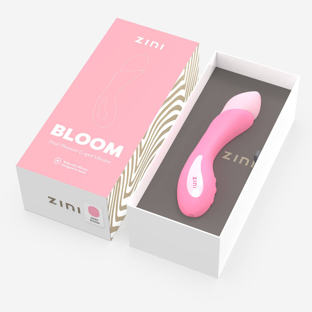 Zini Bloom - Cherry Blossom 18.2 cm USB Rechargeable Vibrator-ZV101