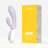 Zini Dew - Purple Hydrangea 20 cm USB Rechargeable Rabbit Vibrator-ZV201