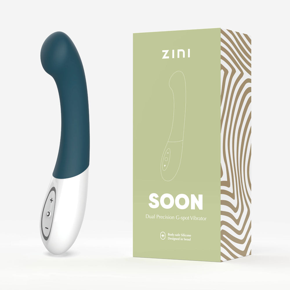 Zini Soon - Legion Blue 20 cm USB Rechargeable Vibrator-ZV202