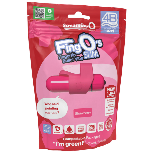 FingOs Slim 4B Low Pitch Bass (Strawberry)