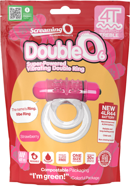 Double O 6 4T High Pitch Treble (Strawberry)