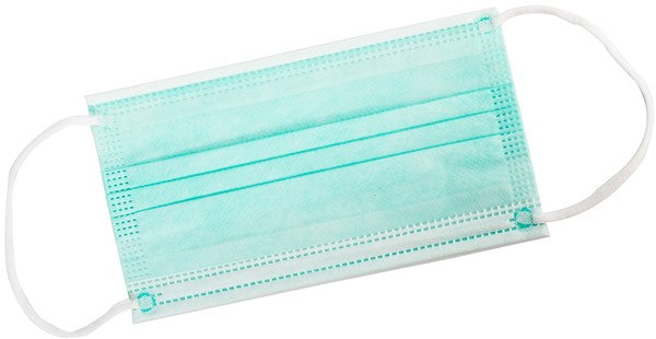 Disposable Face Mask (Green) (50 X Pack)