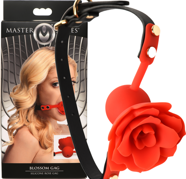 Blossom Gag Silicone Rose Gag