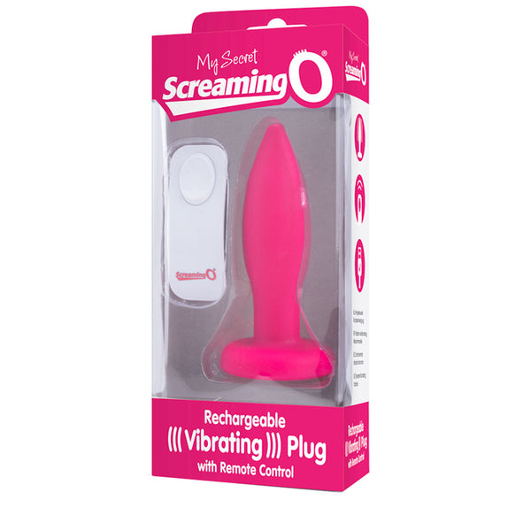 Vibrating Plug With Remote (Pink)