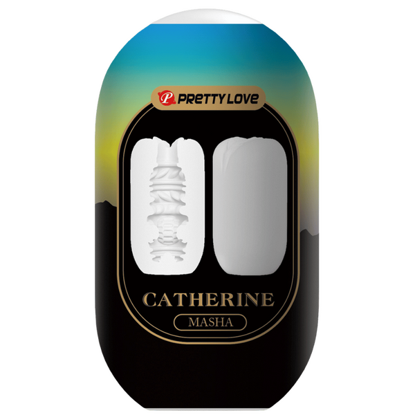 Catherine Masha Egg Masturbator (White)-BI-014931-4-2