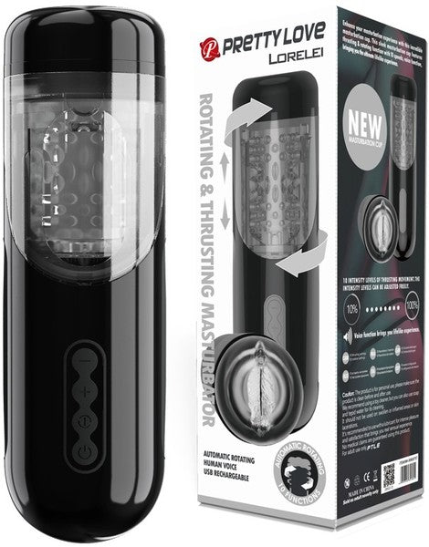 Lorelei Masturbator (Black)-BM-00900T57