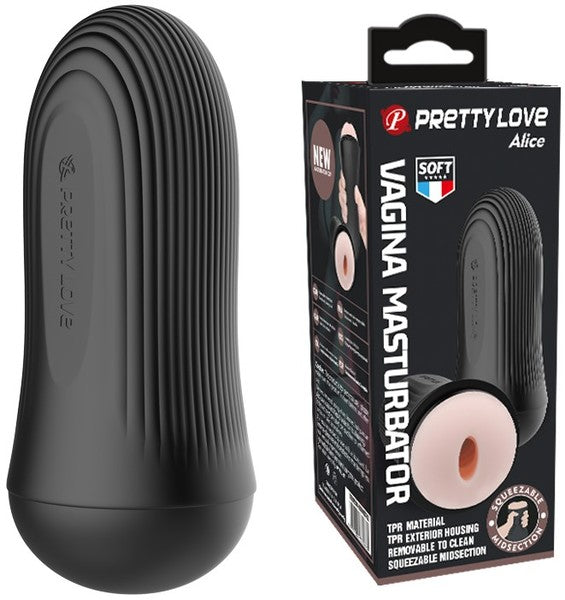 Alice Vagina Masturbator (Black)-BM-00900T62
