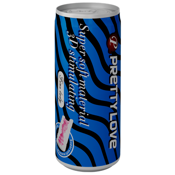 Super Soft Can Masturbator (Black/Blue)-BM-00900T88-1