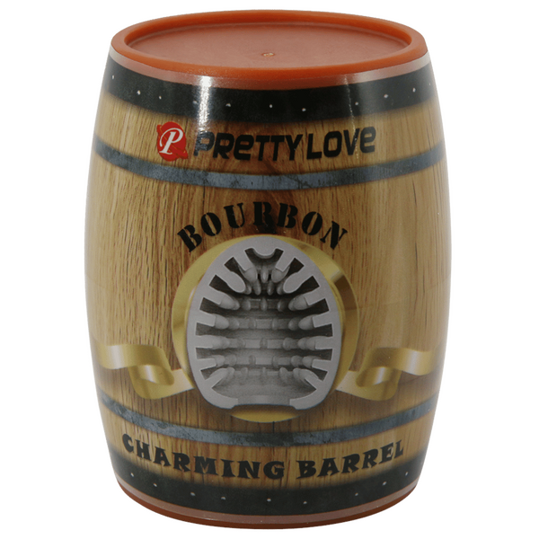 Charming Barrel Masturbator - Bourbon (White)-BM-00900T91-2