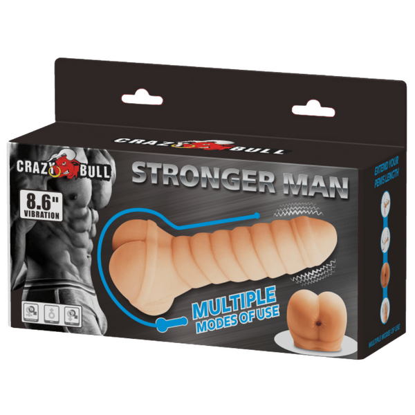 Stronger Man 8.6 Vibrating (Flesh)"