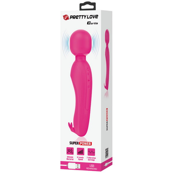 Rechargeable Curtis Wand (Pink)-BW-055014-1