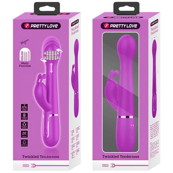 Dejon - 3in1 Multi-function Vibrator (Pink)