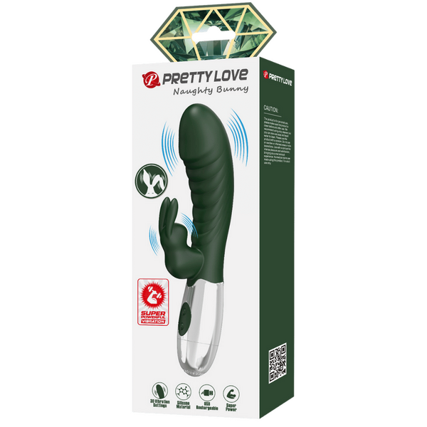 Rechargeable Naughty Bunny (Black)-BW-500071DC