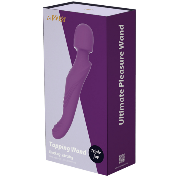 Tapping & Vibrating Wand (Purple)-CN-621158111