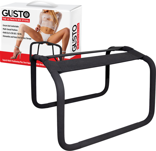 Gusto - The Ultimate Sex Stool (Black)